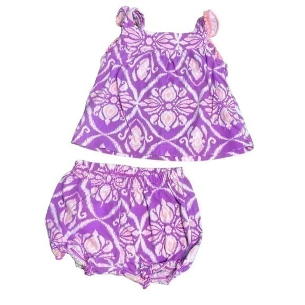 Carters 2 piece Set tank and bloomers 9 months